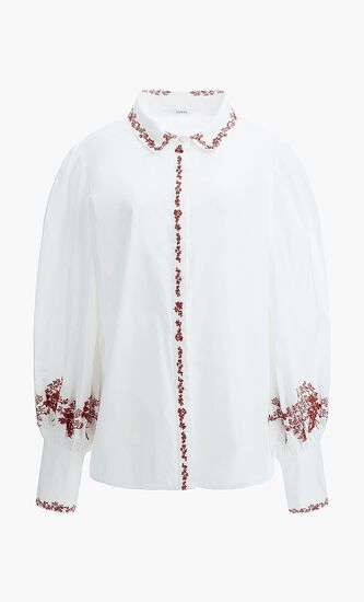 Embroidered Ravin Top