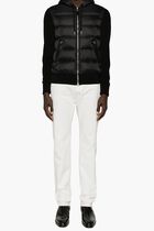 Hooded Jacket with Knit Insert