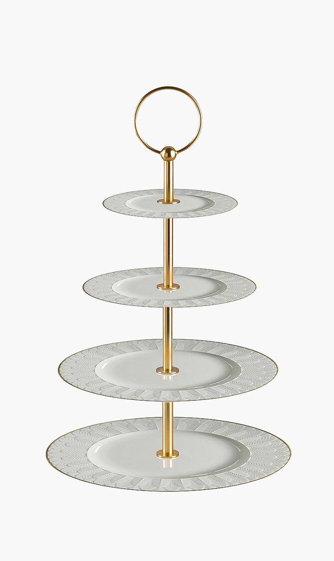 Peacock 4-Tier Cake Stand