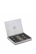 Set of 6 - Acrylic Handle Coffee Spoons