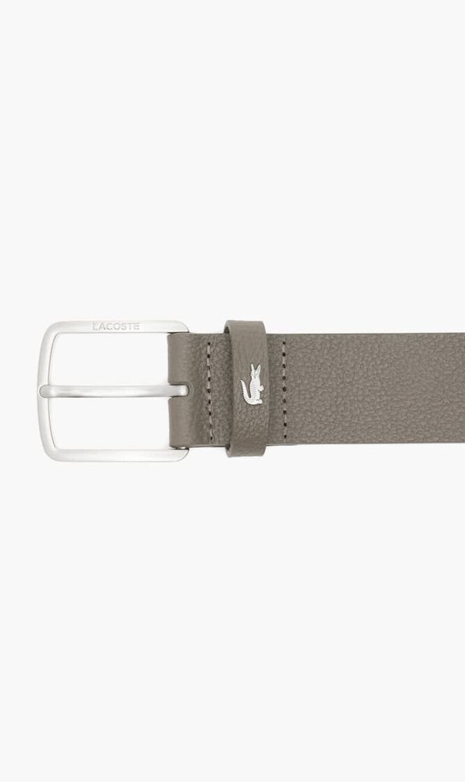 Grained Leather Belt