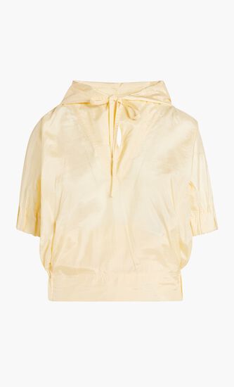 Sheer A Line Short Sleeve Jacket