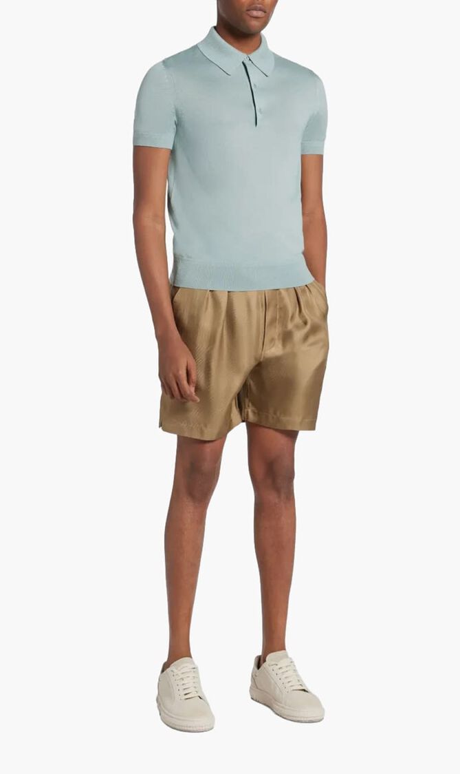 Short Sleeved Polo T Shirt