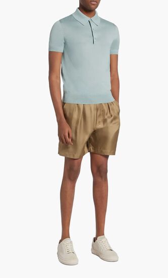 Short Sleeved Polo T Shirt