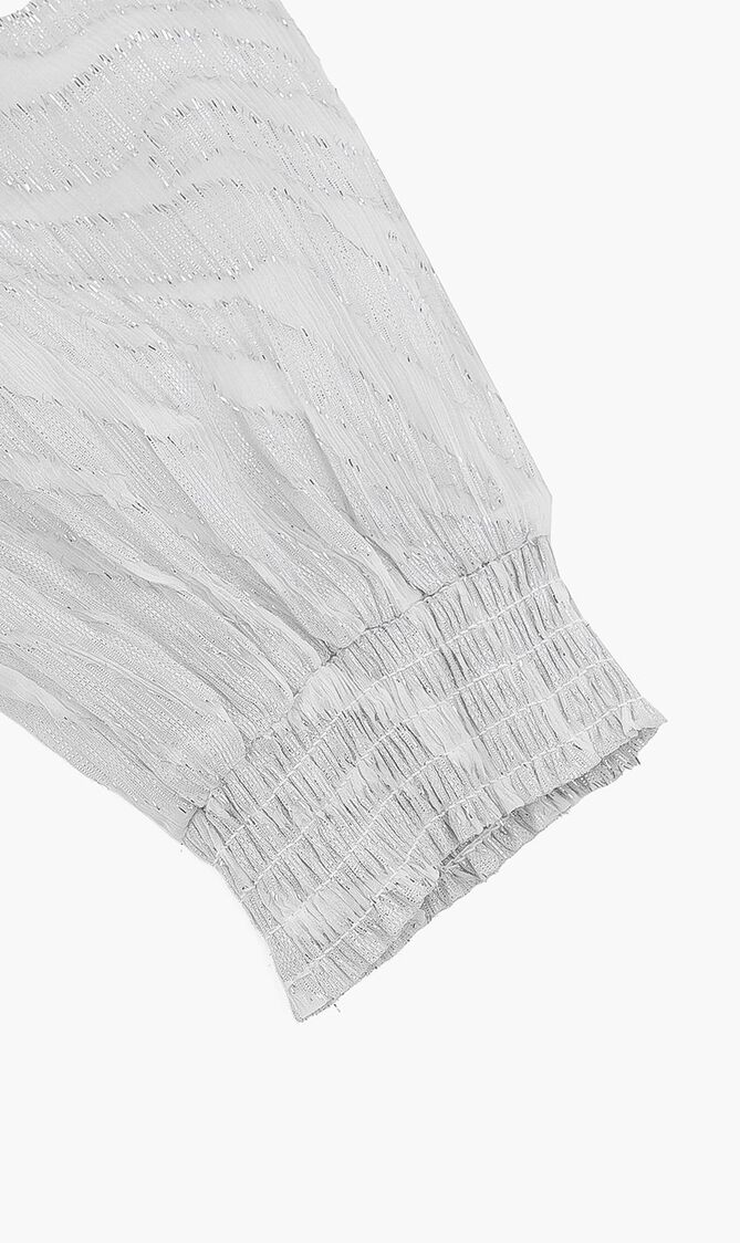 Zebra Metallic Fil Coupé Dress