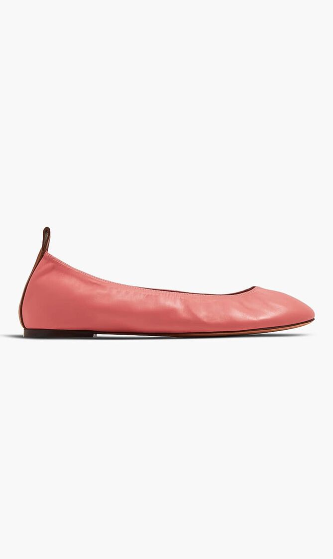 Leather Ballerina Flats