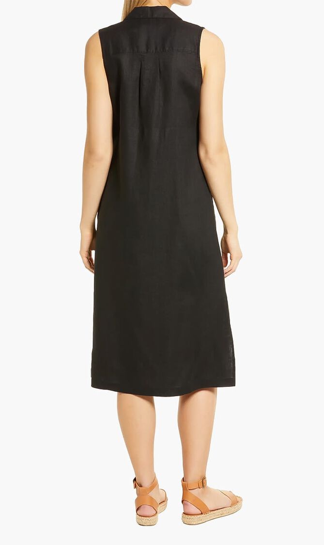 TWO PALMS LINEN SHIRT DRESS