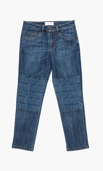 Logo Panel Jeans