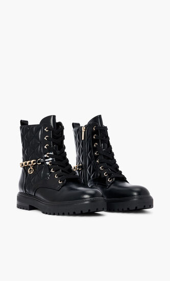 JELLARD QUILTED ANKLE BOOTS