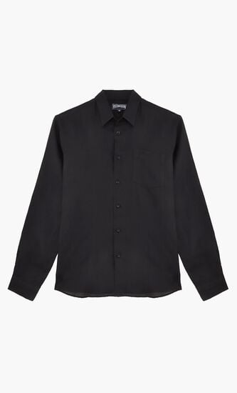 Sequin Turtle Linen Shirt