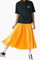 Elasticised Pleated Jersey Skirt
