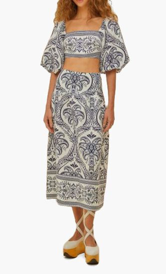 Tropical Cameo Blouse