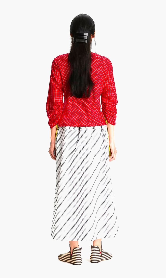 Variegated Poplin Skirt