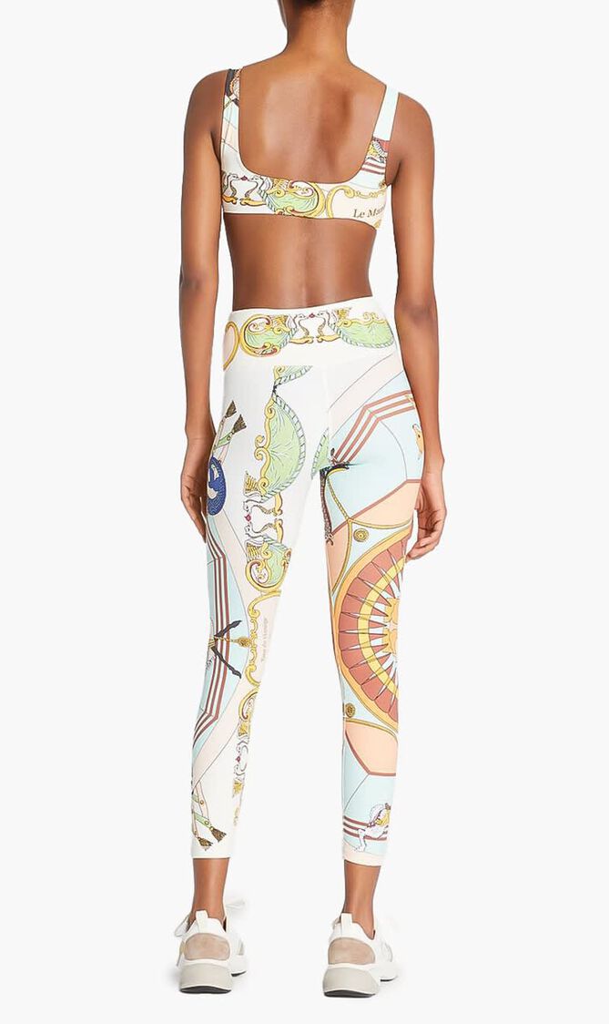 TORY SPORT PRINTED HIGH-RISE WEIGHTLESS 78 LEGGINGS