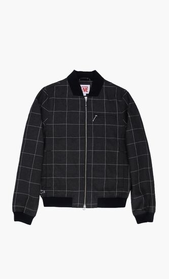 Check Blouson Jacket