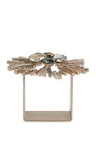 Bijoux Napkin Ring in Champagne & Crystal, Set of 4 Bijoux Napkin Ring in Champagne & Crystal, Set of 4