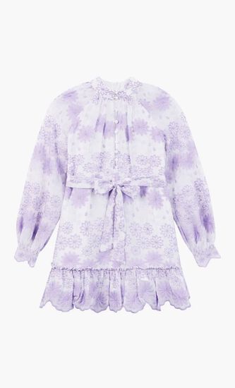 Lena Embroidered Mini Dress