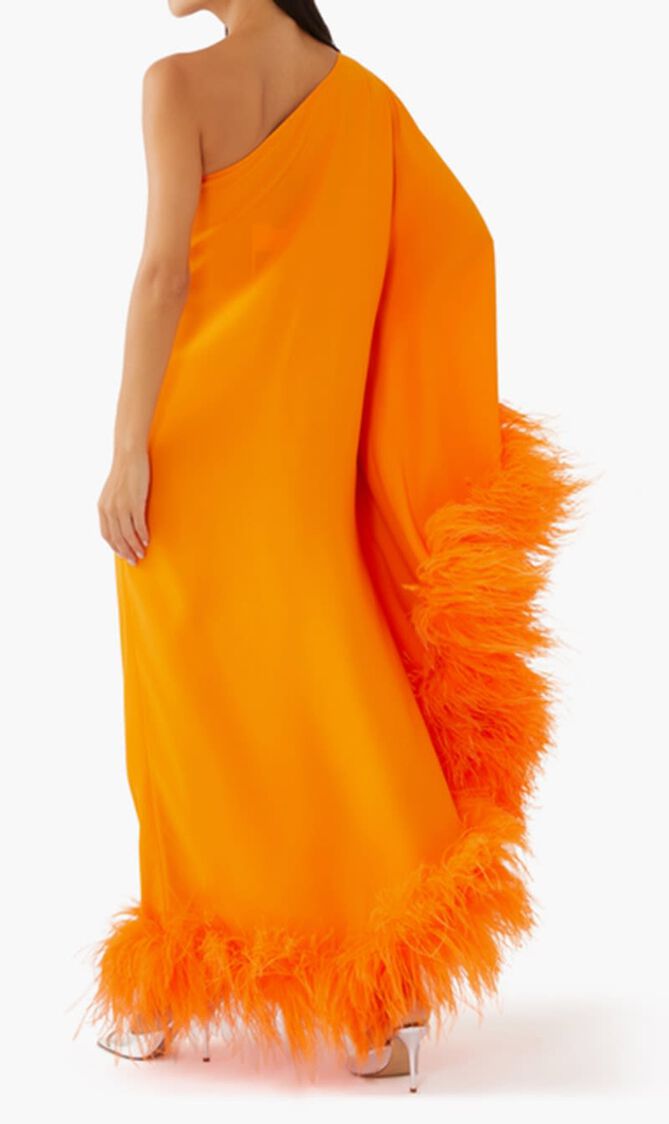 FEATHERED UBUD DRESS