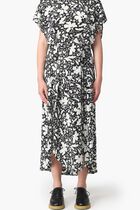 Floral Print Silk Dress