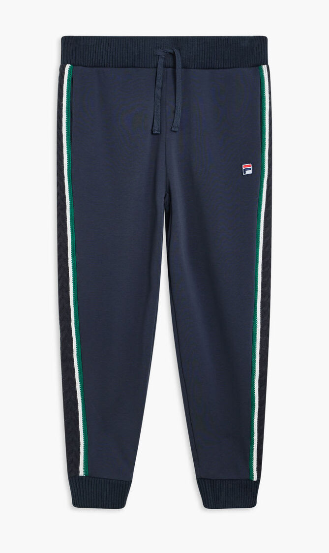 CUFFED SWEATPANTS WITH KNITTED SIDE DTL