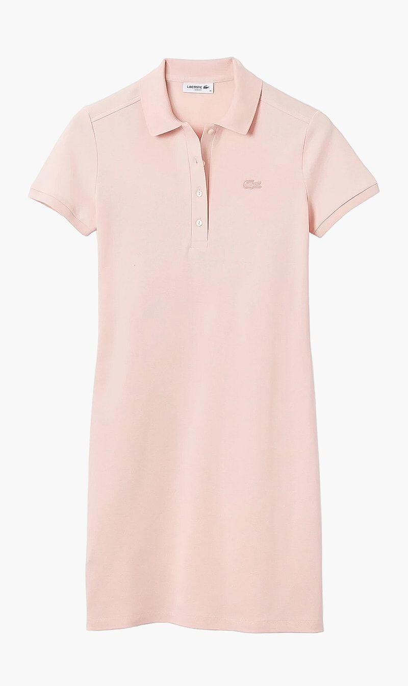 Buy LACOSTE Slim Fit Stretch Cotton Pique Polo Dress for AED