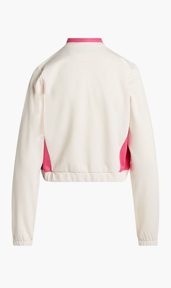 COLOUR BLOCK ZIP THROUGH TRACK JACKET