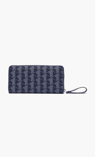 Women'S Lacoste Monogram Print Zip Wallet