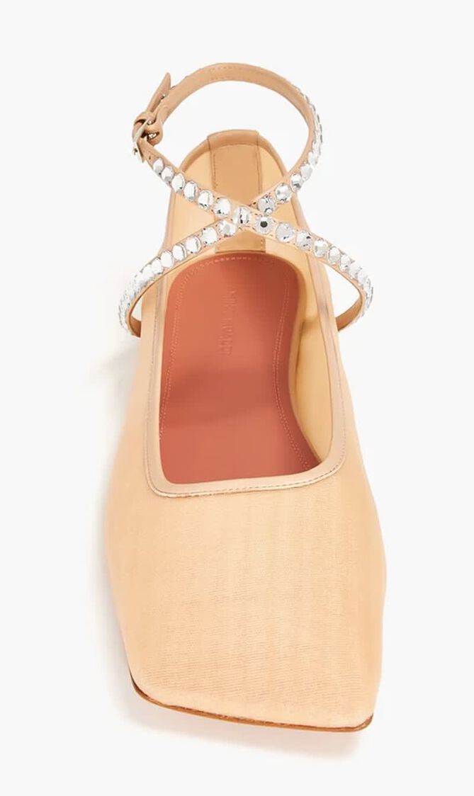 Ane Mesh Crystal Ballet Flats Ane Mesh Crystal Ballet Flats