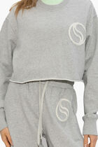 S-Wave Cropped Sweatshirt