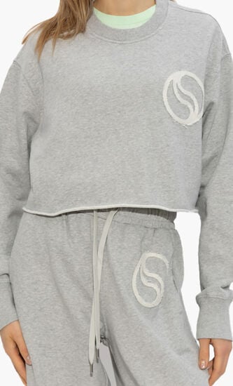 S-Wave Cropped Sweatshirt