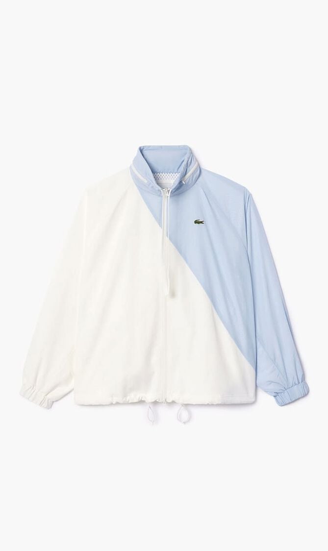 Oversized Colourblock Nylon Track Vest