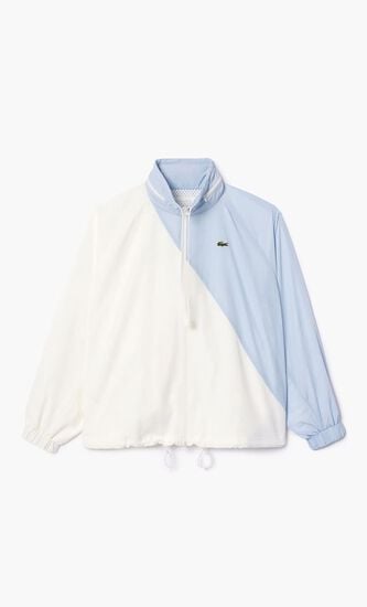 Oversized Colourblock Nylon Track Vest