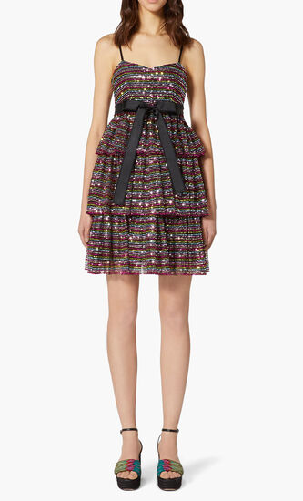 Sequin Embroidered Dress