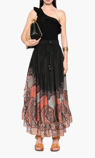 RHIANNON RUFFLE MAXI SKIRT