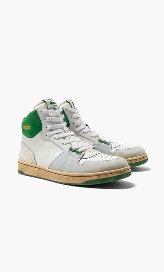 Mid Leather Lace Sneakers