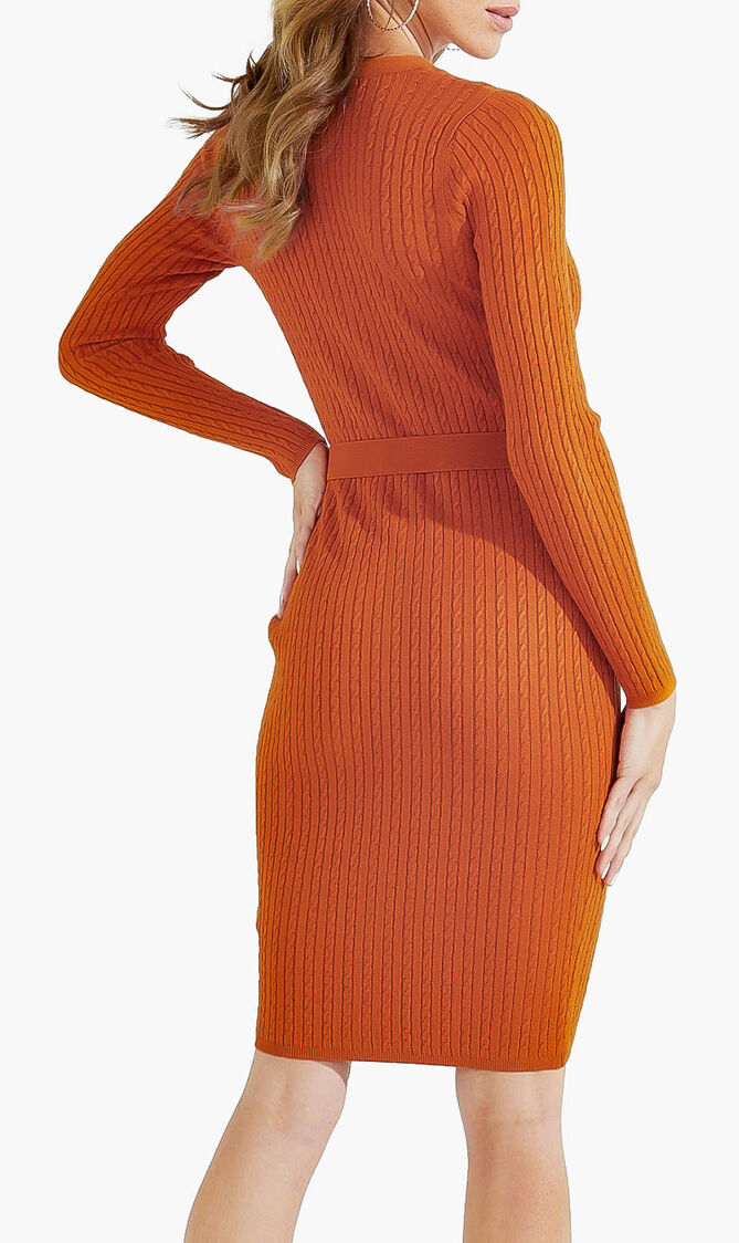 Cardigan Belted Dress