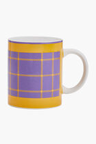 Tartan Mug Yellow