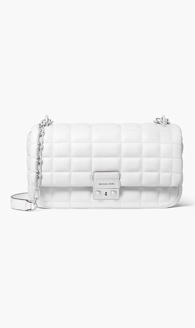 Tribeca Large Quilted Leather Shoulder Bag