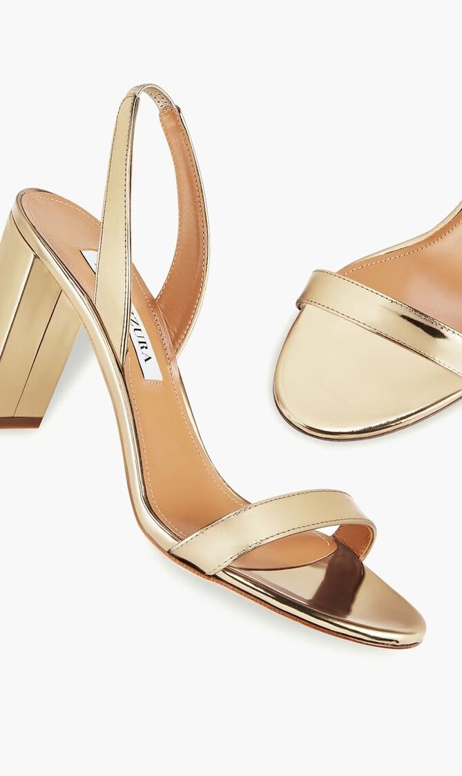 So Nude Block Sandal
