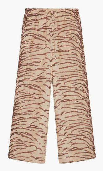 Printed Silk Trousers