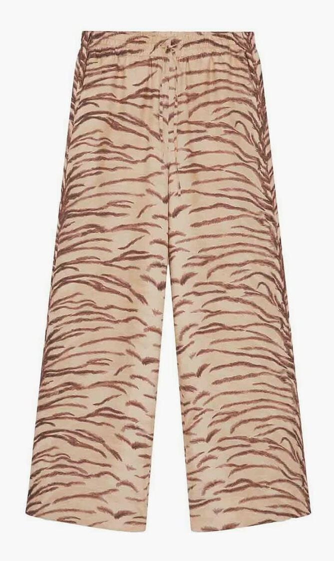 Printed Silk Trousers Printed Silk Trousers