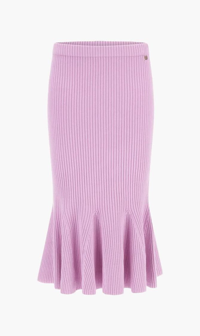 Marciano Low Ruffles Midi Skirt