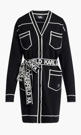 BELTED CARDIGAN