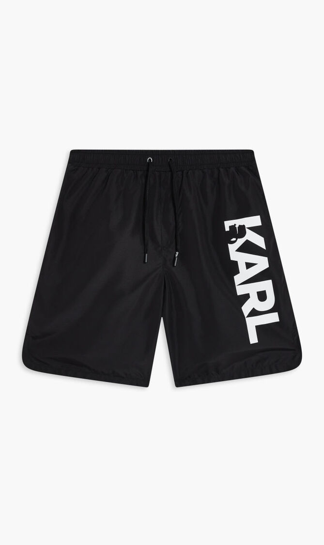 KARL LOGO LONG BOARDSHORTS