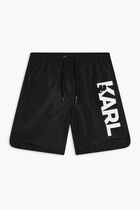 KARL LOGO LONG BOARDSHORTS