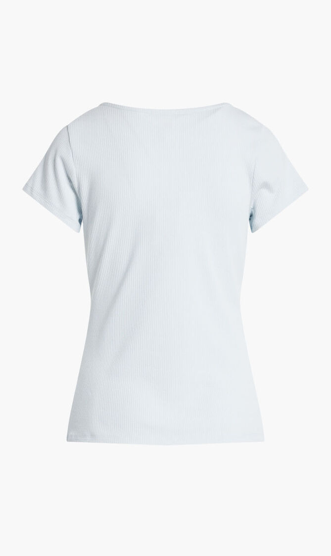 Karlee Jewel Button Henley T-shirt