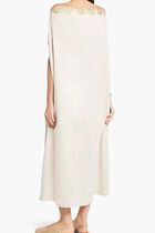 Divine Off Shoulder Dress Linen