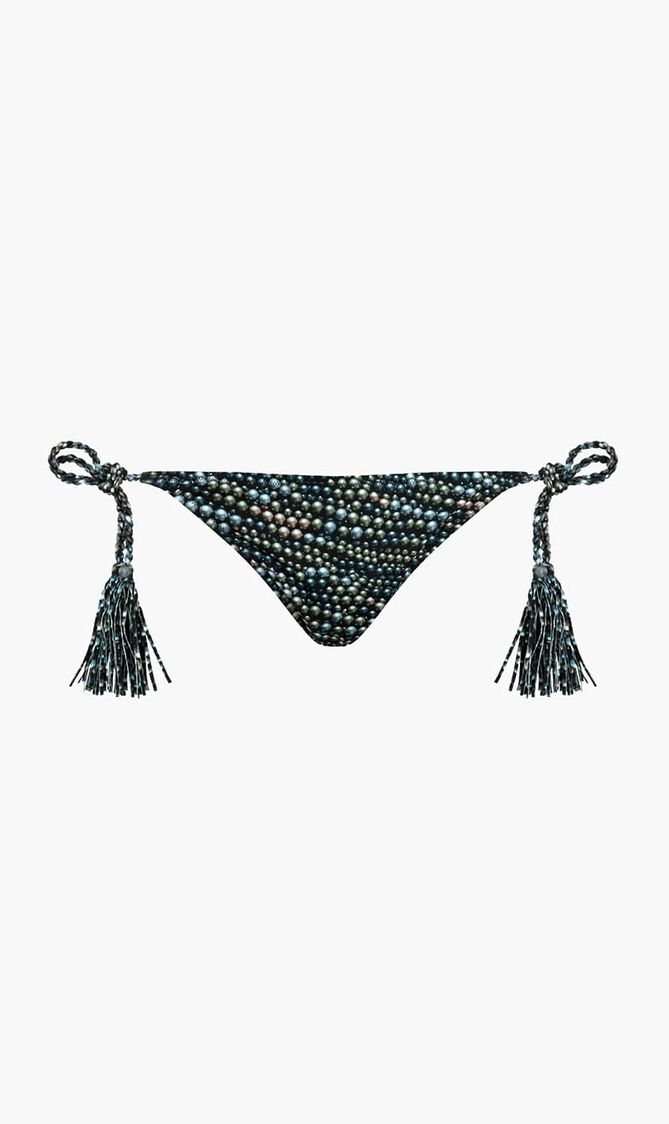 Tassel Side Tie Bikini Brief Bottom