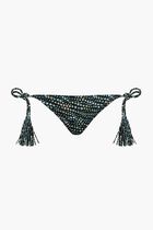 Tassel Side Tie Bikini Brief Bottom