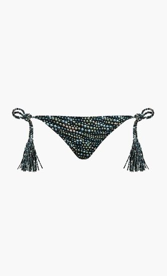 Tassel Side Tie Bikini Brief Bottom